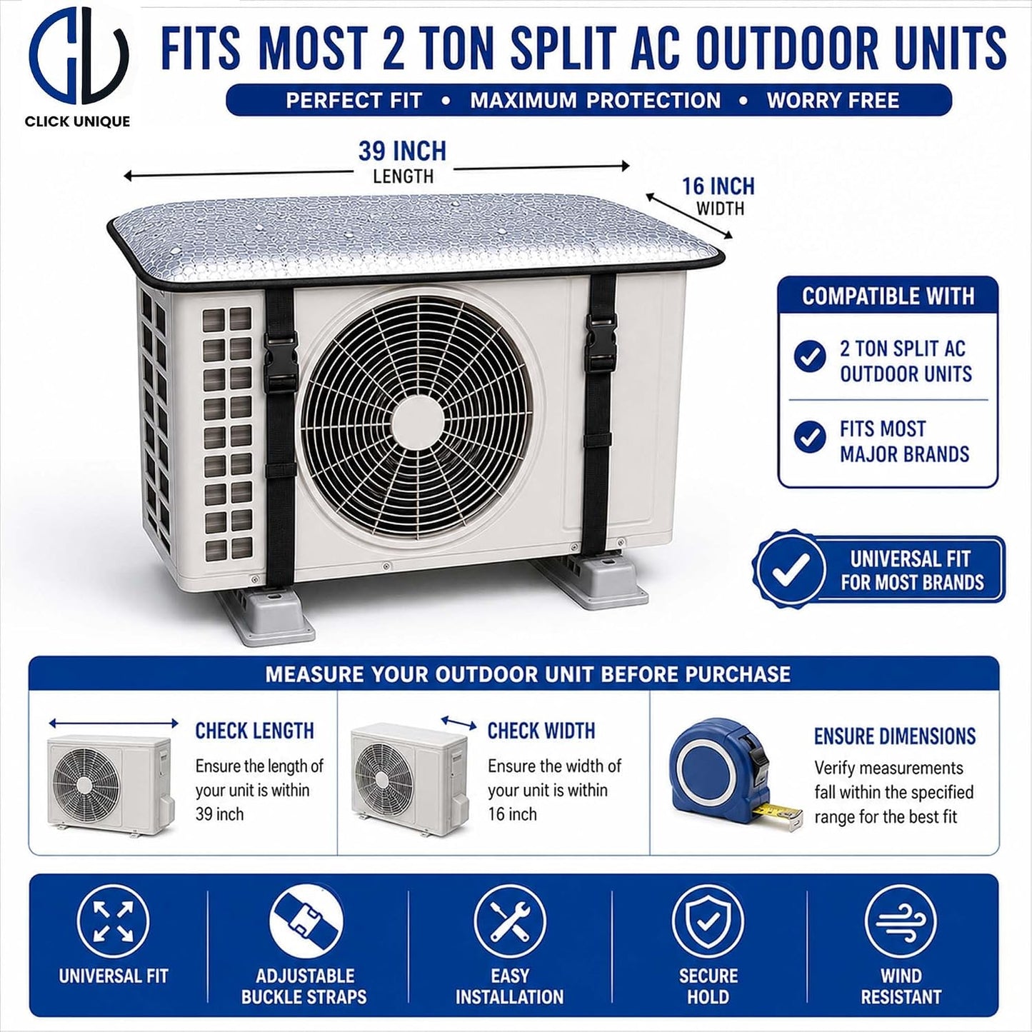 Shadenex - AC Outdoor Unit Cover