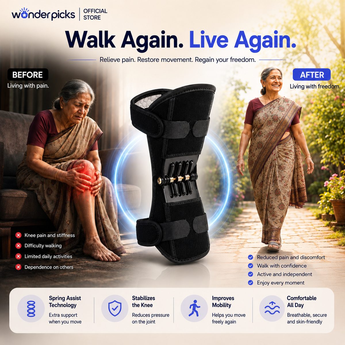 Flexora™ - Power Knee Support Booster