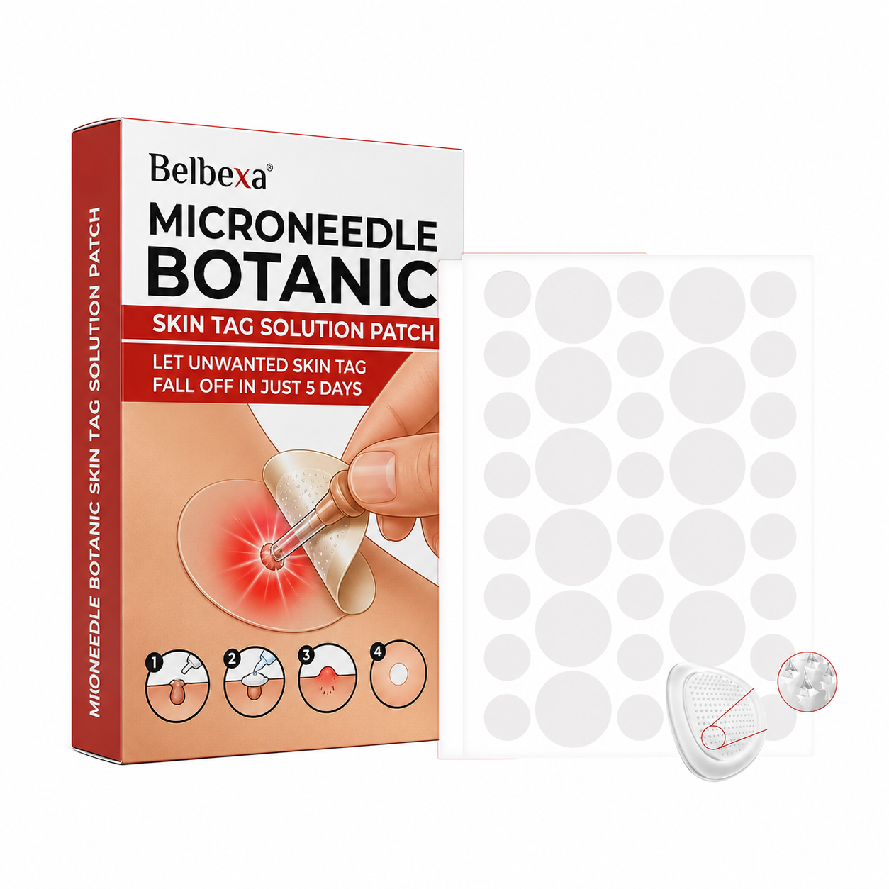 BelBexa™️  - Microneedle Skin Tag Patch (Buy 1 Get 1 Free)