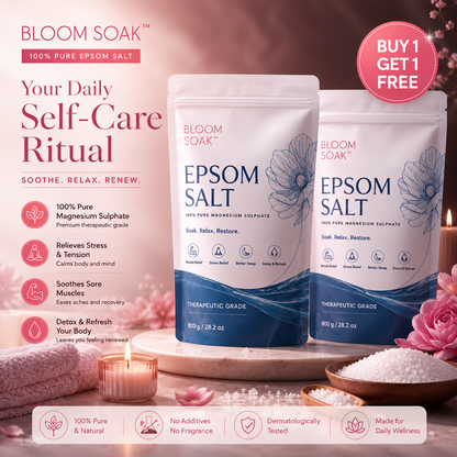 Bloom Soak™ - Epsom Salt For Pain Relief & Relaxation