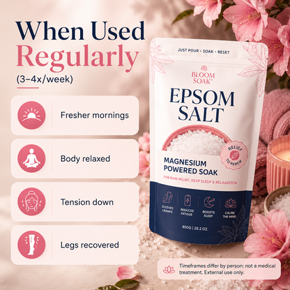 Bloom Soak™ - Epsom Salt For Pain Relief & Relaxation